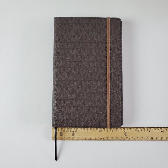 ❌️Michael Kors Brown MK Logo Medium Women Ladies Girls Lined Notebook - Picture 9 of 11